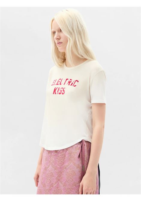 t-shirt floor micro donna bianca ANN DEMEULEMEESTER | B0013923 FA740004